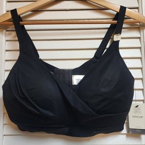 Brand New Deesse BLK Twist  Wireless bra 38D